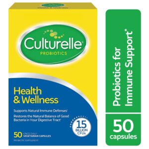 ulturelle Probiotics Health & Wellness Daily Supplement, Immunity & Digestion Support for Adults
